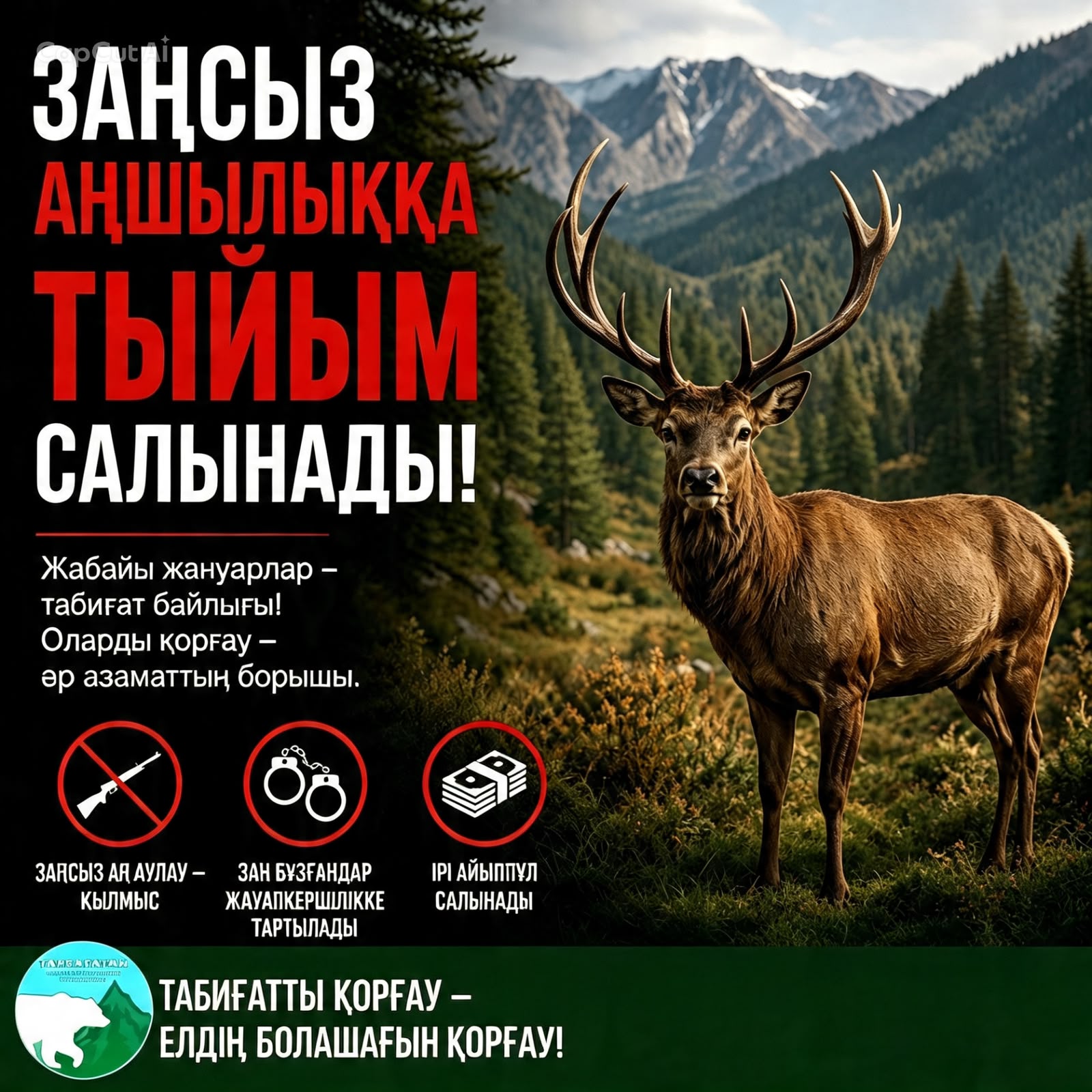 ЗАПРЕЩАЕТСЯ НЕЗАКОННАЯ ОХОТА!