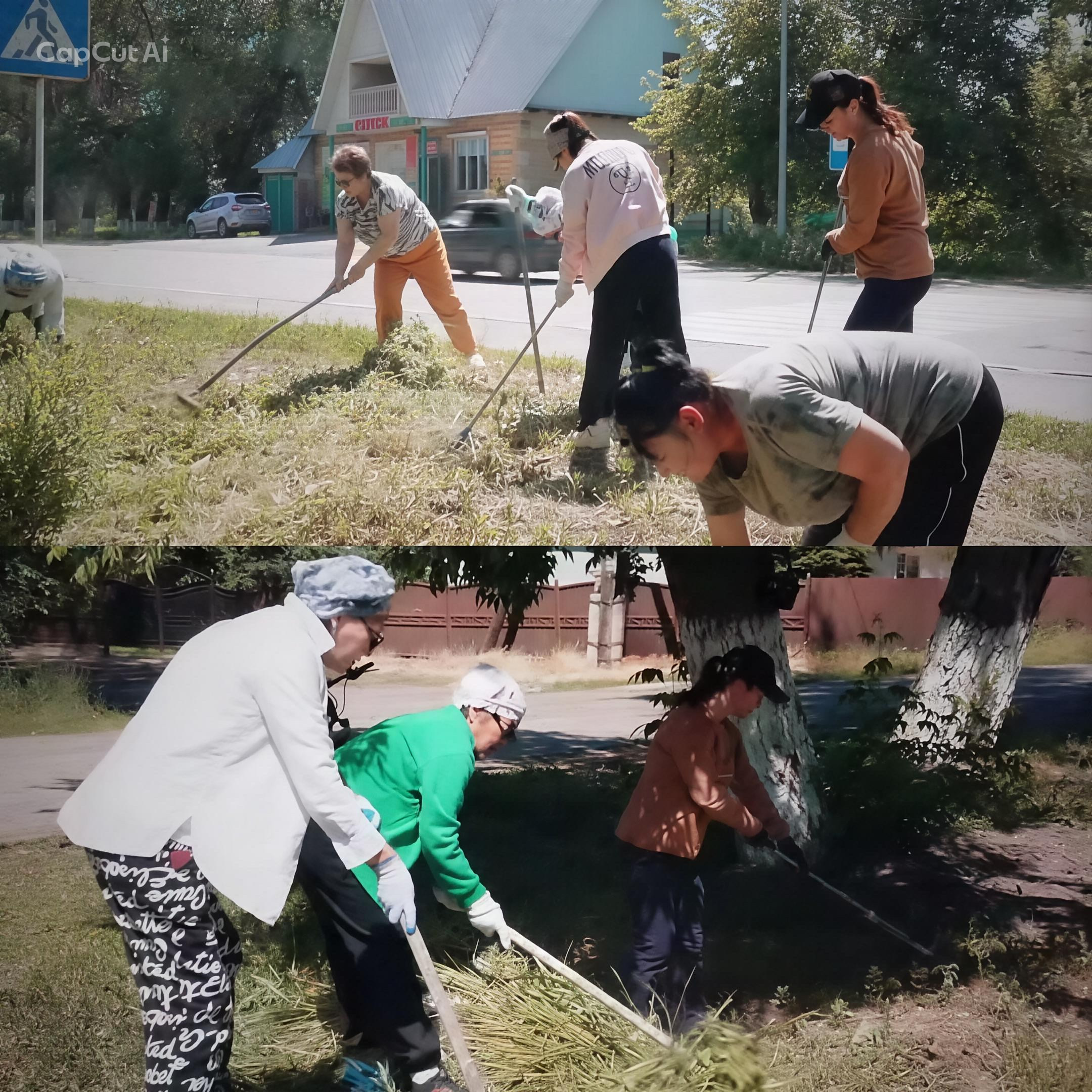 Проведена экологическая акция «Сенбілік жұмыстары - тазалық таразысы».